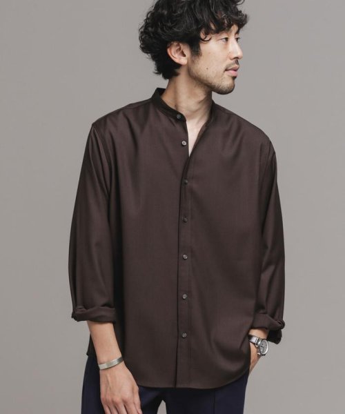 クーポン セール 50 Off キレイメ バンドカラーシャツ ナノ ユニバース Nano Universe Magaseek