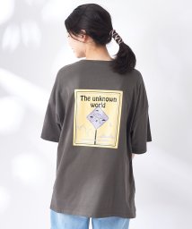 OLIVE des OLIVE(オリーブデオリーブ)/UFO看板＆刺繍ＢＩＧＴシャツ/スミクロ