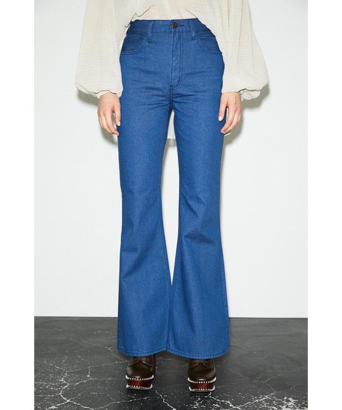 50%OFF！ マウジー JW BELL ボトム レディース BLU 23inch MOUSSY】 タイムセール開催中】