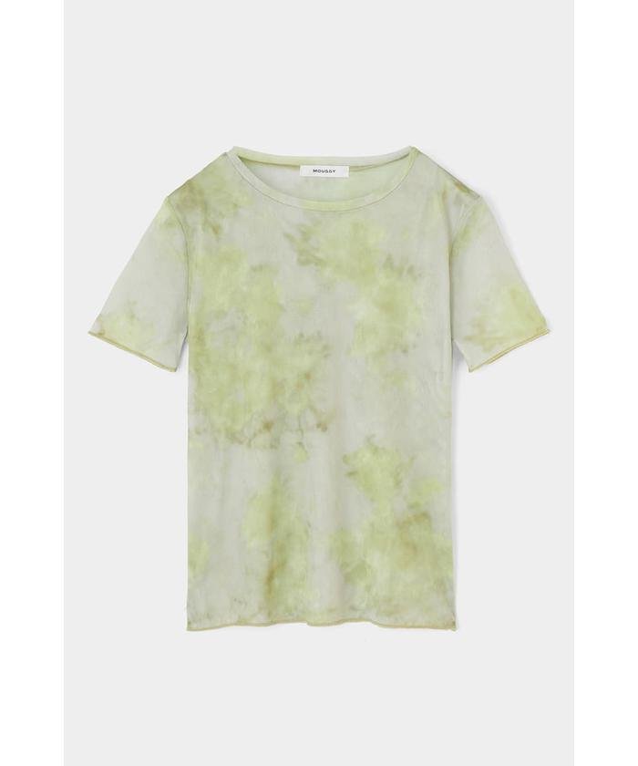 53%OFF！＜マガシーク＞ マウジー TIE DYE SEE THROUGH Tシャツ レディース LIME FREE MOUSSY】 セール開催中】