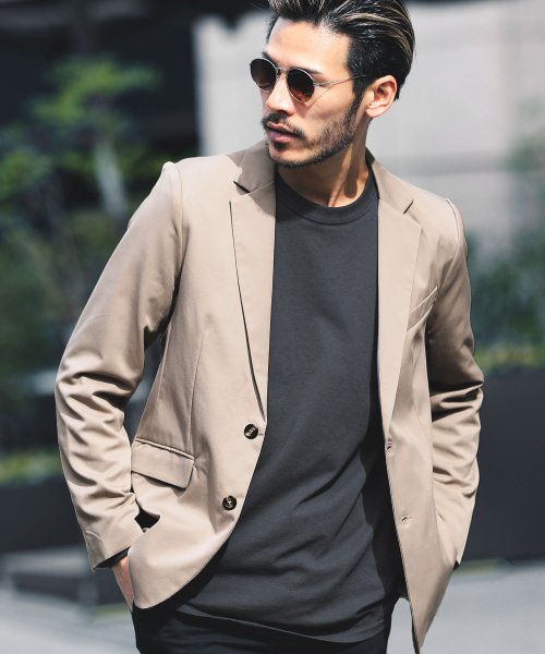 セール Trストレッチジャケット テーラードジャケット メンズ ジャケット イタリアンカラージャケット ジギーズショップ Jiggys Shop Magaseek