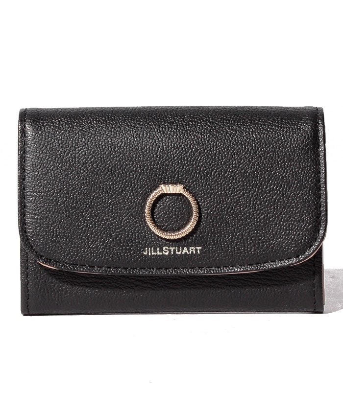  ジルスチュアート（ウォレット） エターナル 名刺入れ レディース ブラック F JILLSTUART(WALLET）】