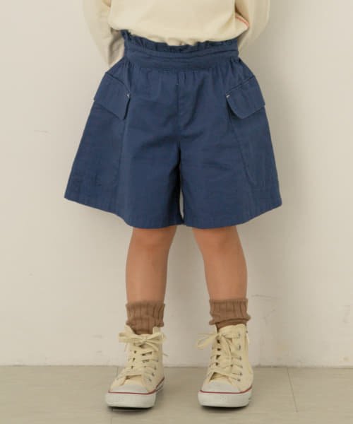 URBAN RESEARCH DOORS（Kids）(アーバンリサーチドアーズ（キッズ）)/アウトポケットフレアキュロット(KIDS)/ネイビー