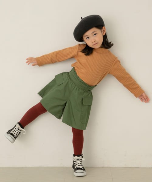 URBAN RESEARCH DOORS（Kids）(アーバンリサーチドアーズ（キッズ）)/アウトポケットフレアキュロット(KIDS)/グリーン