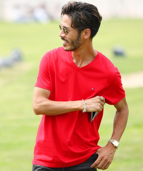 Tommy Hilfiger トミー ヒルフィガー Basic Cotton Core Flag ブランド Tシャツ メンズ レディース Vネック 半袖 T ジギーズショップ Jiggys Shop Magaseek