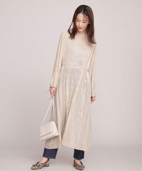 セール 前後2wayクリンクルワッシャーワンピース ナノ ユニバース Nano Universe Magaseek