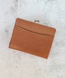 Editors Draw(エディターズドロー)/［An+u / アンユー］がま口 ミドルウォレット　leather purse/Beige