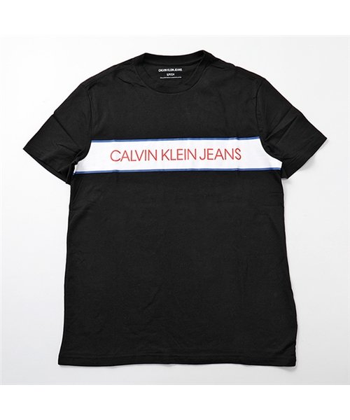 Calvin Klein カルバンクライン 41k7438 Key Item ロゴt クルーネック 半袖 Tシャツ 010 Black メンズ カルバンクライン Calvin Klein Magaseek