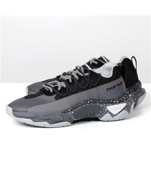 セール Diesel ディーゼル Y02112 P3019 H7044 Skipper スニーカー 靴 Blackasphalt メンズ 503417406 ディーゼル Diesel Magaseek