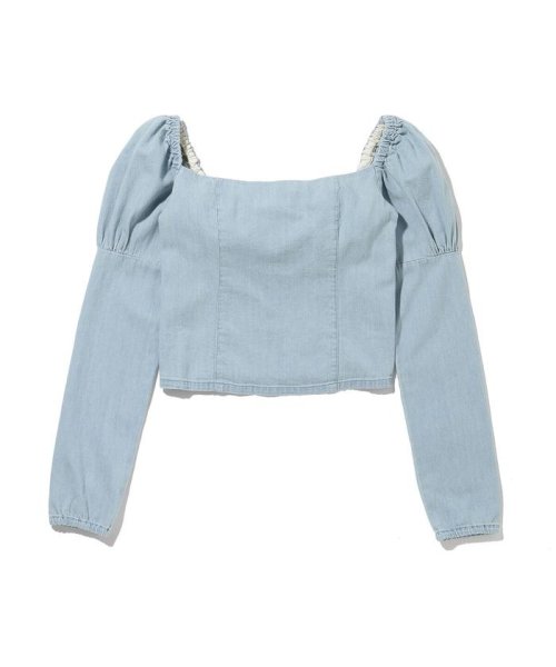 Levi's(リーバイス)/POWER PUFF BLOUSE LIGHT WASH/LIGHTINDIGO-FLATFINISH