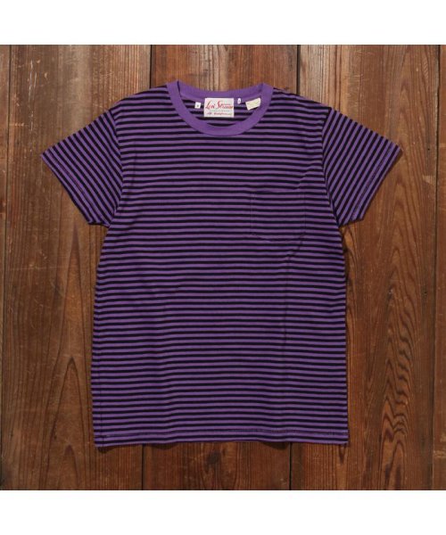 Levi's(リーバイス)/1950'S SPORTSWEAR Tシャツ PURPLE STRIPE TONAL/REDS