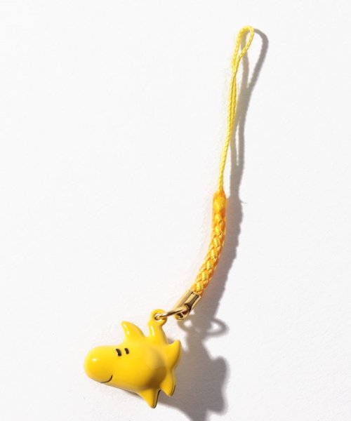 PEANUTS(ピーナッツ)/SNOOPY/PEANUTS/ピーナッツ/ウッドストックマスコット鈴ストラップ/YELLOW