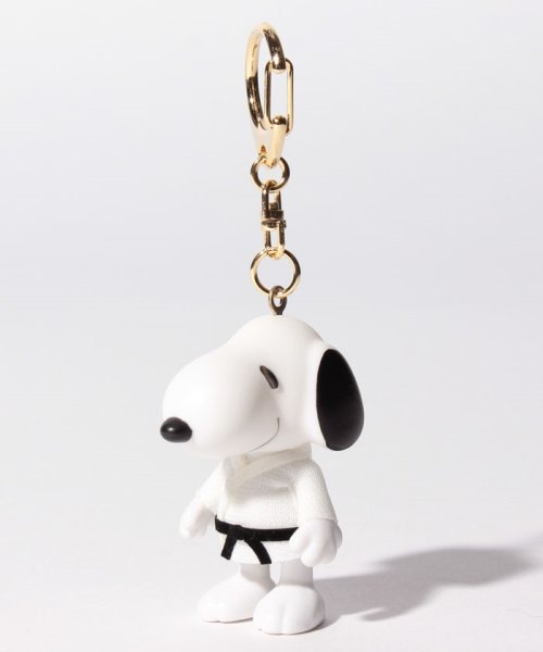 PEANUTS(ピーナッツ)/SNOOPY/PEANUTS/ピーナッツ/スヌーピーコスチュームキーチェーン/空手/ホワイト