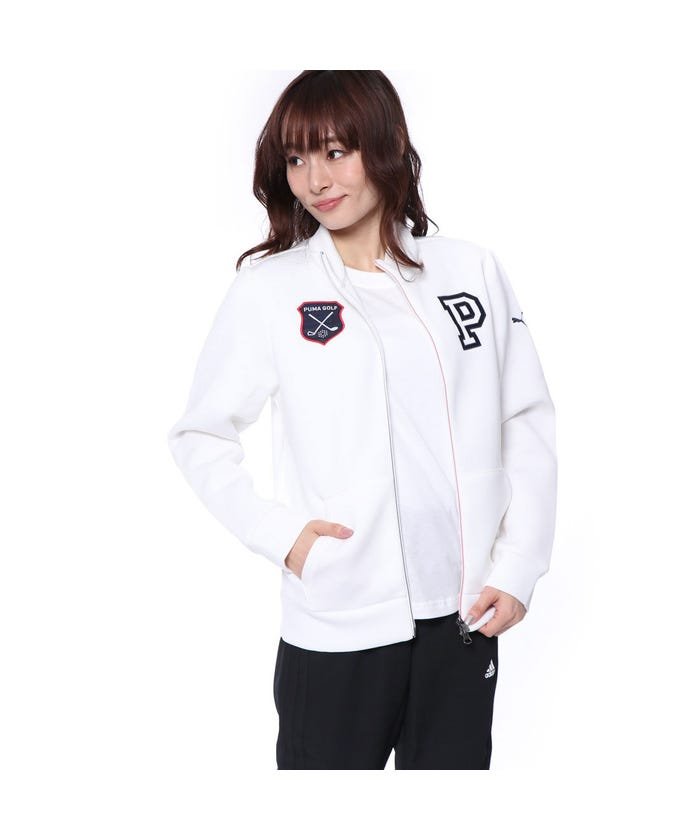 プーマ Puma レディース ゴルフ 長袖 トレーナー フルジップ スウェット ジャケット プーマ Puma Magaseek