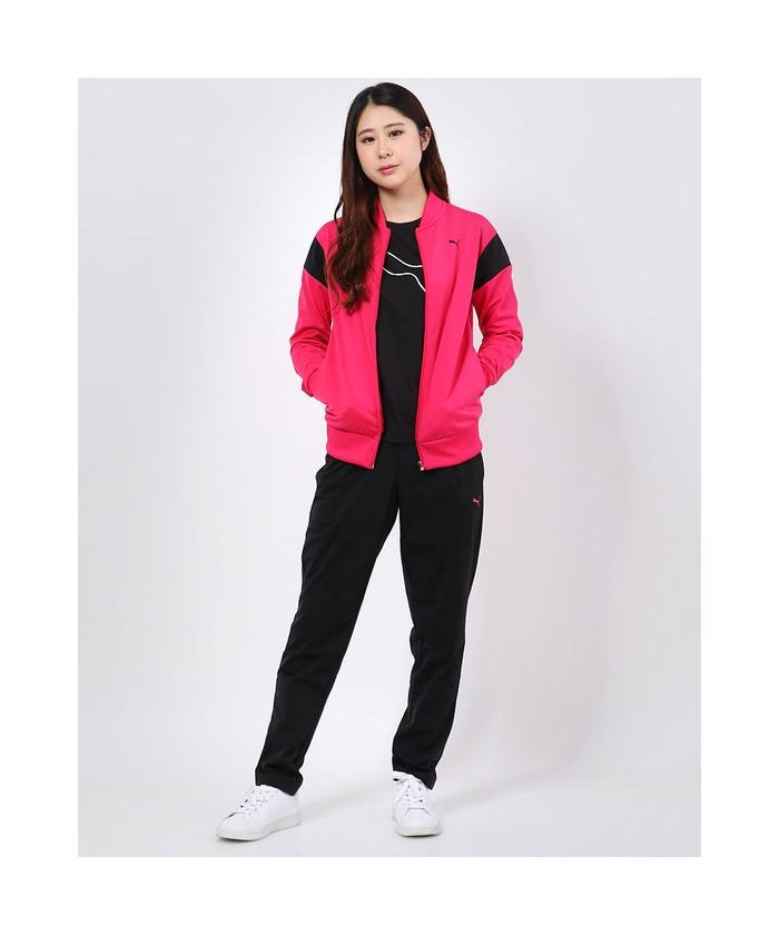 セール プーマ Puma レディース ジャージ上下セット クラシック トレーニングスーツ 5862 プーマ Puma Magaseek
