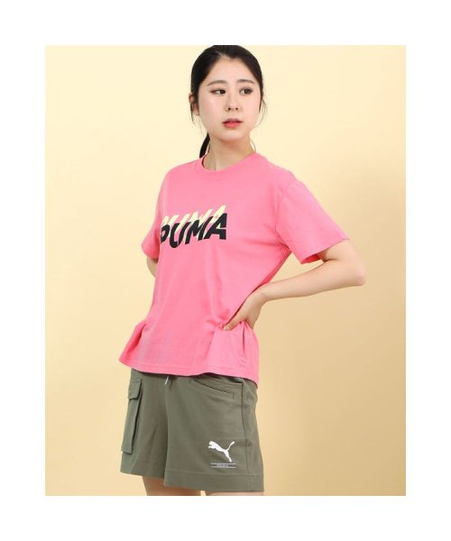 セール プーマ Puma レディース 半袖tシャツ Modern Sports ロゴtシャツ 5937 プーマ Puma Magaseek