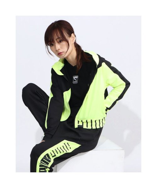 プーマ Puma レディース 長袖ジャージジャケット トレーニング ストレッチ ニット トラック ジャケット ブラック プーマ Puma Magaseek