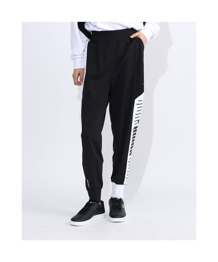 プーマ Puma レディース ジャージパンツ トレーニング ストレッチ ニット トラック パンツ ブラック プーマ Puma Magaseek