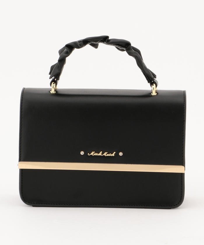 セール 美人百花12月号掲載 フリルハンドルショルダーバッグ ミッシュマッシュ Misch Masch Magaseek