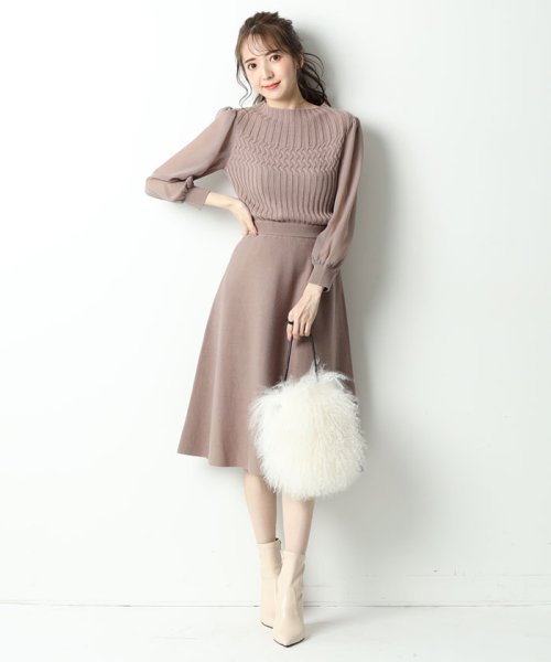 セール 美人百花11月号掲載 ケーブルニットワンピース リランドチュール Rirandture Magaseek セール 美人百花11月号掲載 ケーブルニットワンピース リランドチュール Rirandture Magaseek