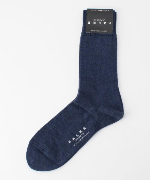 NOLLEY’S goodman(ノーリーズグッドマン)/【FALKE/ファルケ】DENIM ID SOCK (#14491)/インディゴブルー