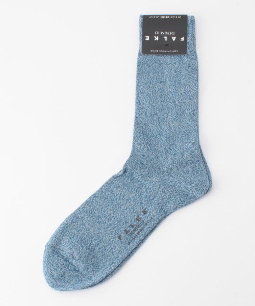 NOLLEY’S goodman(ノーリーズグッドマン)/【FALKE/ファルケ】DENIM ID SOCK (#14491)/ライトブルー