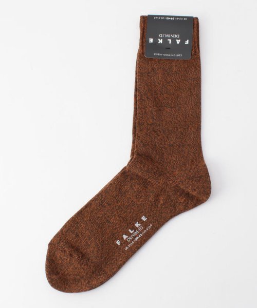 NOLLEY’S goodman(ノーリーズグッドマン)/【FALKE/ファルケ】DENIM ID SOCK (#14491)/レンガ