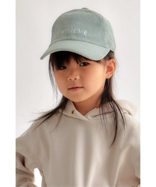 ikka kids(イッカ　キッズ)/【キッズ】コーデュロイ刺繍CAP/ミント