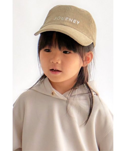ikka kids(イッカ　キッズ)/【キッズ】コーデュロイ刺繍CAP/ベージュ