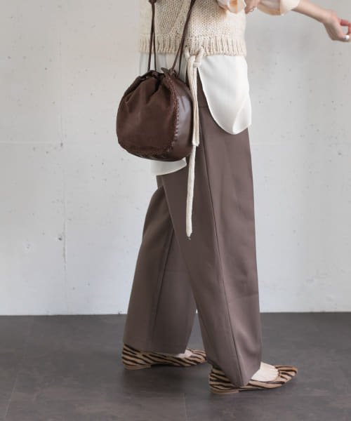 URBAN RESEARCH ROSSO(URBAN　RESEARCH　ROSSO)/Lirica　high－west pants/MOCHA