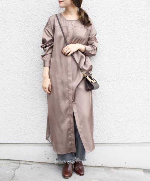 セール Web限定 小紋スカーフワンピース シップス ウィメン Ships Women Magaseek