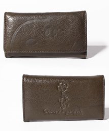 SNOOPY Leather Collection(スヌーピー)/スヌーピー/SNOOPY/ピーナッツ/PEANUTS/キーケース/ブラウン