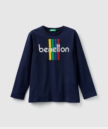 BENETTON (UNITED COLORS OF BENETTON BOYS)(ユナイテッド　カラーズ　オブ　ベネトン　ボーイズ)/ベーシックロゴTシャツ・カットソー/ネイビー