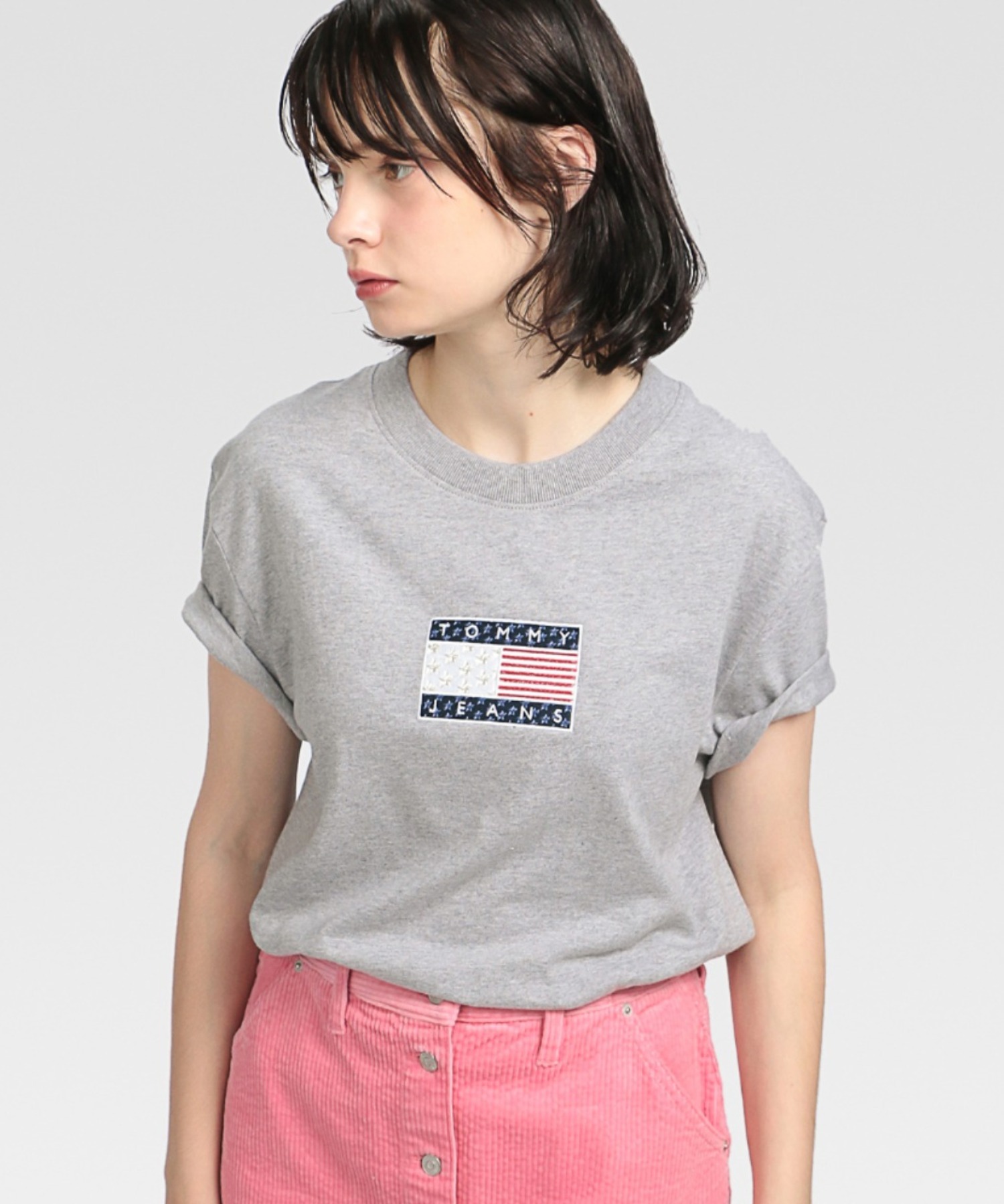 セール】フラッグロゴクロップドTシャツ(503433692) | トミージーンズ 