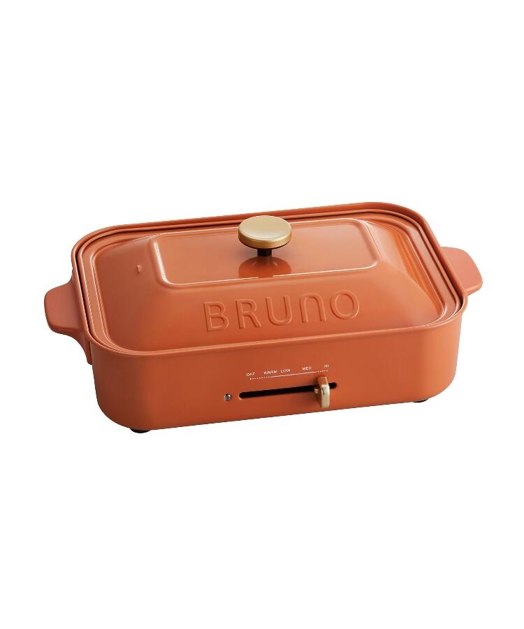 【限定】BRUNO (ブルーノ) コンパクトホットプレート テラコッタオレンジ