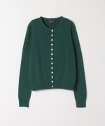 44%OFF！＜マガシーク＞ アニエスベー J155 CARDIGAN コットンニットカーディガン レディース グリーン 1 agnes b.】 セール開催中】