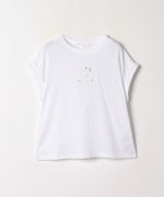 20%OFF！＜マガシーク＞ アニエスベー W984 TS ロゴシャツ レディース ホワイト 38(M) agnes b.】 セール開催中】