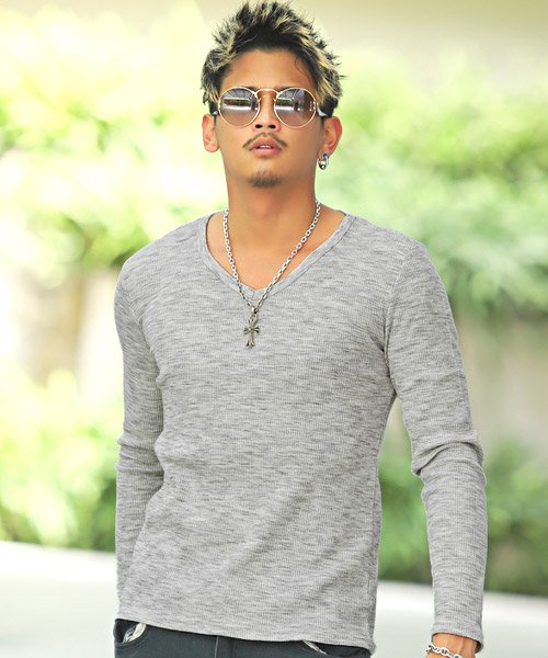 セール Off Vネックロングtシャツ ロンt メンズ 長袖tシャツ Vネック ワッフル ミックス ラグスタイル Luxstyle Magaseek セール Off Vネックロングtシャツ ロンt メンズ 長袖tシャツ Vネック ワッフル ミックス ラグスタイル Luxstyle Magaseek