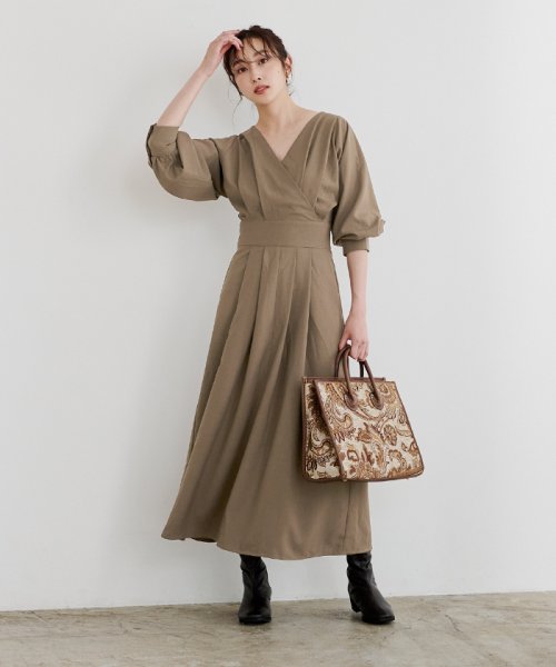 セール カシュクールワンピース ユアーズ Ur S Magaseek