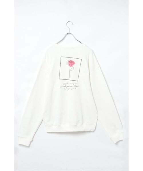 イラスト風バックプリントプルオーバー ヴァンス エクスチェンジ Vence Exchange Magaseek