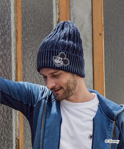 MICKEY デザイン ニットキャップ
