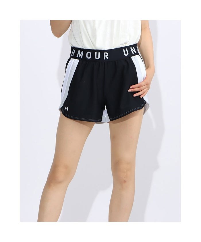 アンダーアーマー Under Armour レディース ジャージハーフパンツ Ua Play Up Stripe Shorts 3 0 アンダーアーマー Under Armour Magaseek