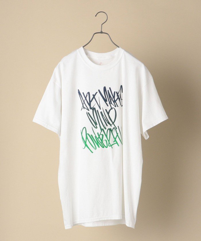 45%OFF！＜マガシーク＞ シップス .cvs: AMANE MURAKAMI グラフィックデザイン Tシャツ No.2 メンズ ホワイト X-LARGE SHIPS】 セール開催中】