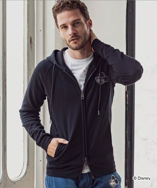 Mickey デザイン 裏毛zipパーカー メンズファッション 阪急百貨店公式通販 阪急 Men S Online Store