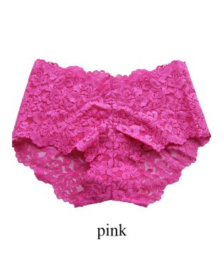 PINK PINK PINK/ヒップハング総レースサニタリーショーツ/503464657