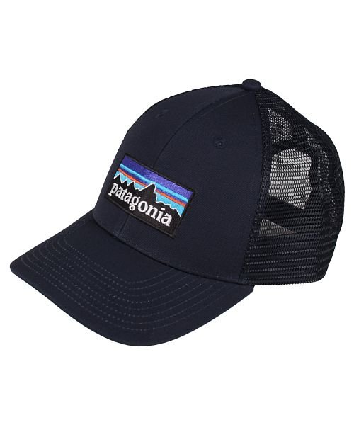 パタゴニア Patagonia パタゴニア Patagonia キャップ 帽子 ロゴ ロープロ トラッカー メンズ レディース P 6 Logo Lopro Trucker Hat ブラック Magaseek