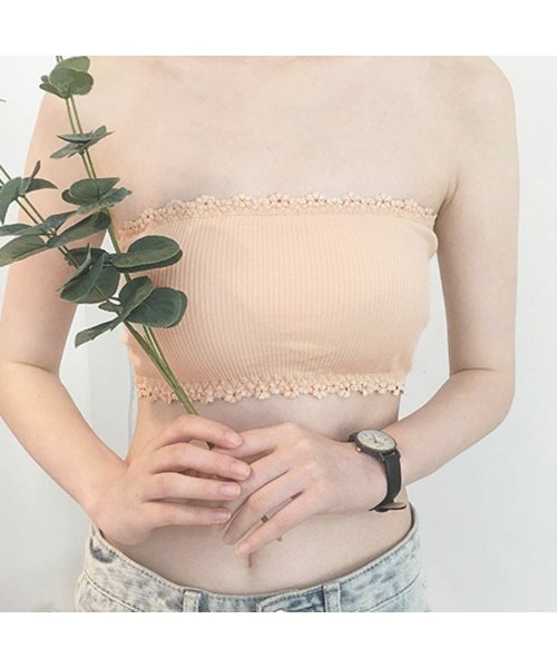 セール ブラトップ キャミソール カップ付 チューブトップブラ 白 黒 パット付 インナー 結婚式 見せブラトップ ブラカバー ショッピングゴー Shoppinggo Magaseek