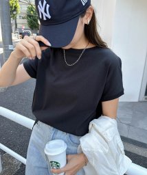 and　Me.../USAコットン汗染み防止フレンチスリーブTシャツ トップス/503468682