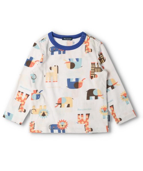 セール 30 Off 子供服 Moujonjon ムージョンジョン 日本製動物柄プリントｔシャツ 80cm 1cm M524 ムージョンジョン Moujonjon Magaseek