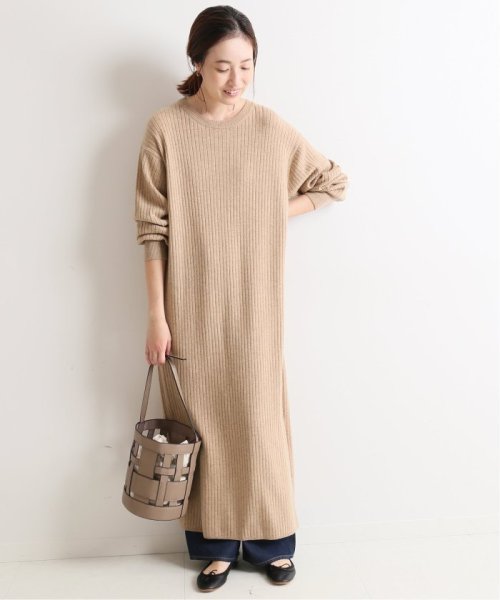セール 6 2リブニットワンピース スローブ イエナ Slobe Iena Magaseek